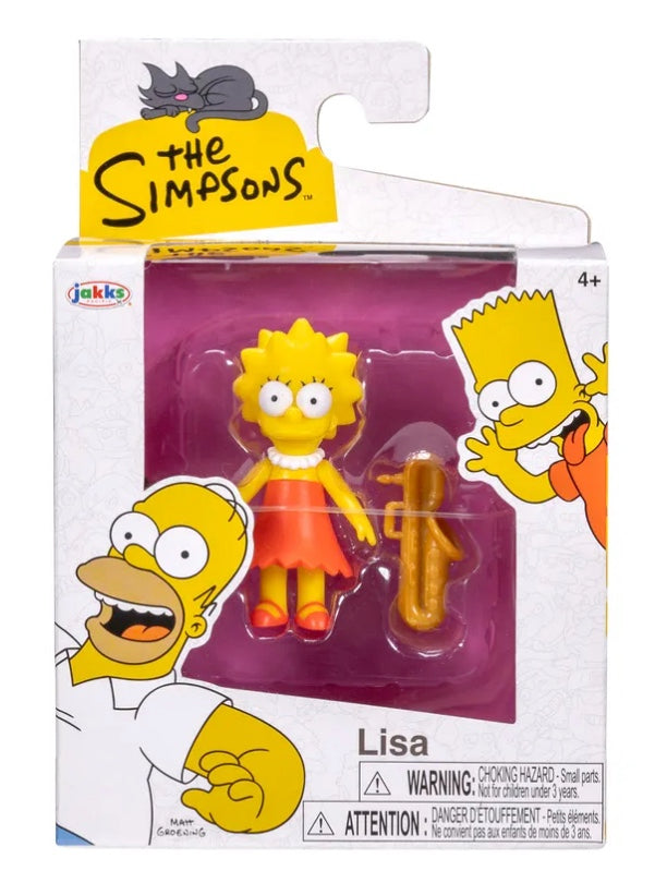 Jakks Pacific The Simpsons 2.5 inch Action Figure - Lisa