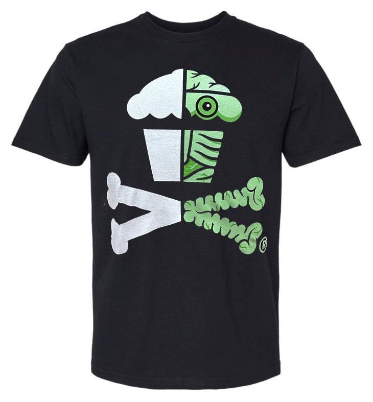 T-shirt Johnny Cupcakes 'Frosty Crossbones' - Taille L Femme - Neuf Avec étiquettes