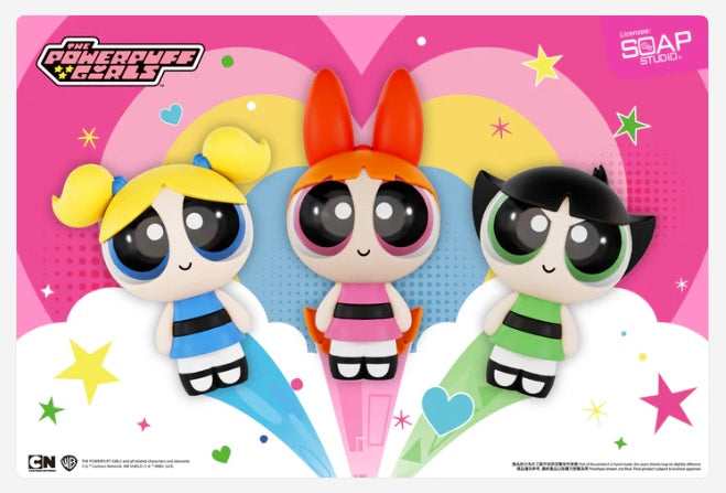 Soap Studio The Powerpuff Girls Blop Blop Series Figure Set