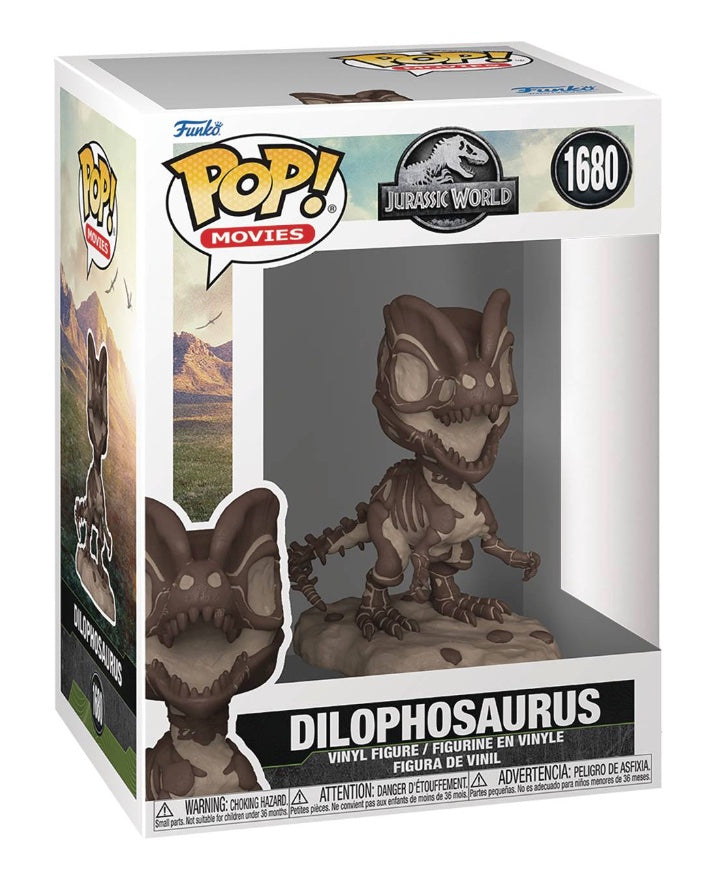 Funko Pop! Movies 1680 Jurassic Park - Dilophosaurus (Fossil)