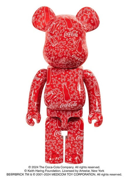 BE@RBRICK Coca-Cola Keith Haring 1000%