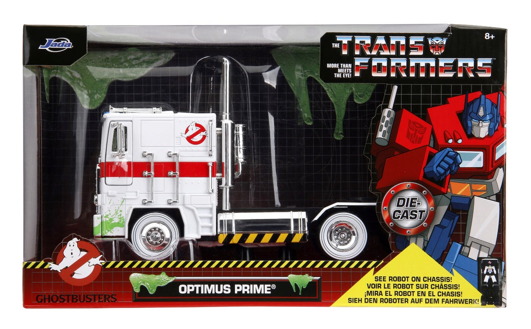 Jada Toys Transformers G1 Optimus Prime Ghostbusters Mashup