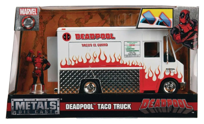 Jada Toys Hollywood Rides Deadpool Taco Truck