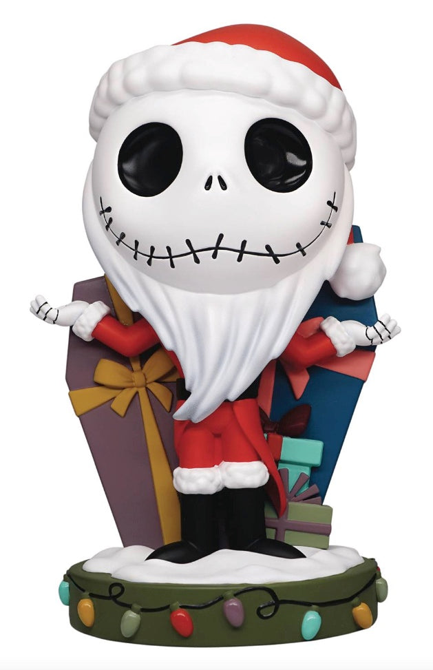 Nightmare Before Christmas Santa Jack Figural Coin Bank