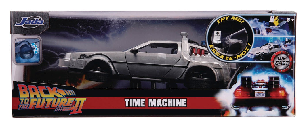 Jada Toys BTTF Part II Time Machine 1/24 Die-cast Vehicle