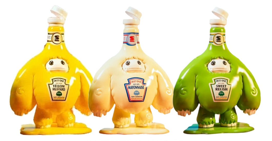 Abominable Toys x Sket One Condiment Chomp 3 Figure Set