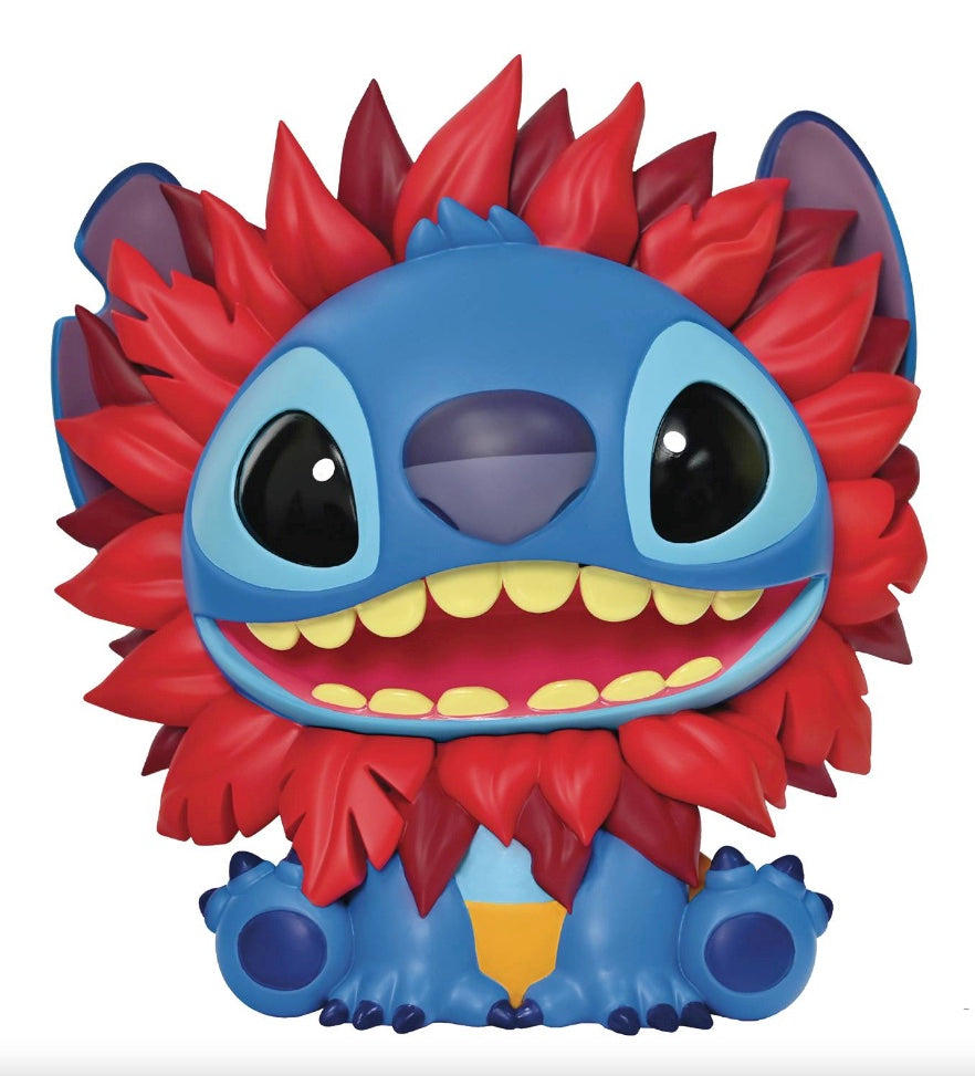 Stitch in Lion King Costume Figural Coin Bank