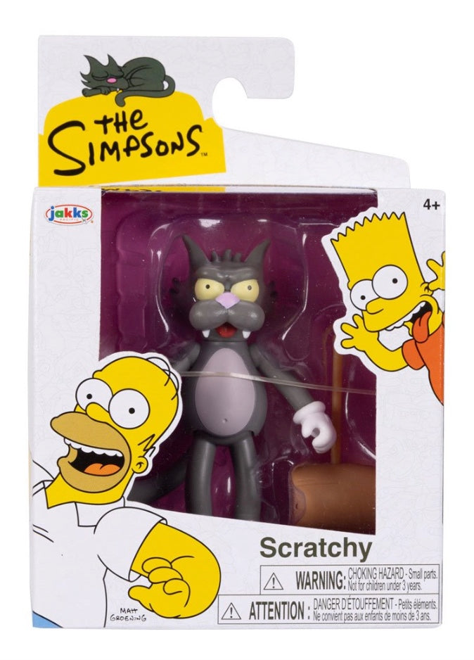 Jakks Pacific The Simpsons 2.5 inch Action Figure - Scratchy