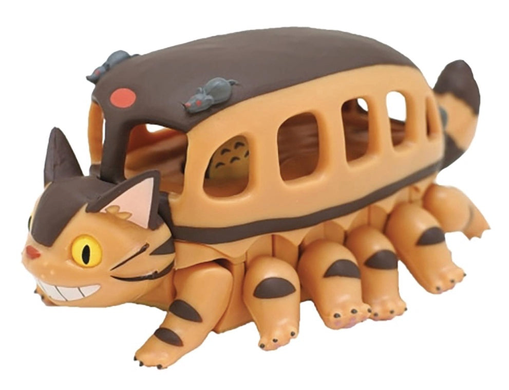 My Neighbor Totoro Pull Back Cat Bus with Totoro Figure