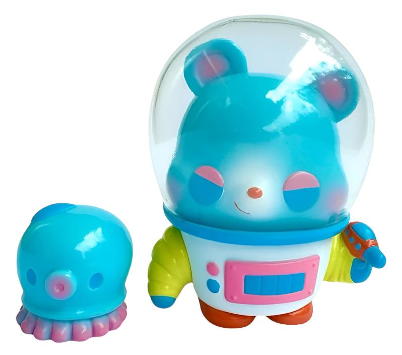 Seri Norica Ningendomo Sofubi Figure (Blue Colorway)