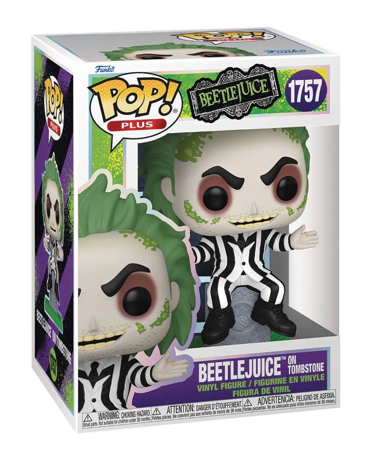 Funko Pop! Plus 1757 Beetlejuice - Beetlejuice with Tombstone