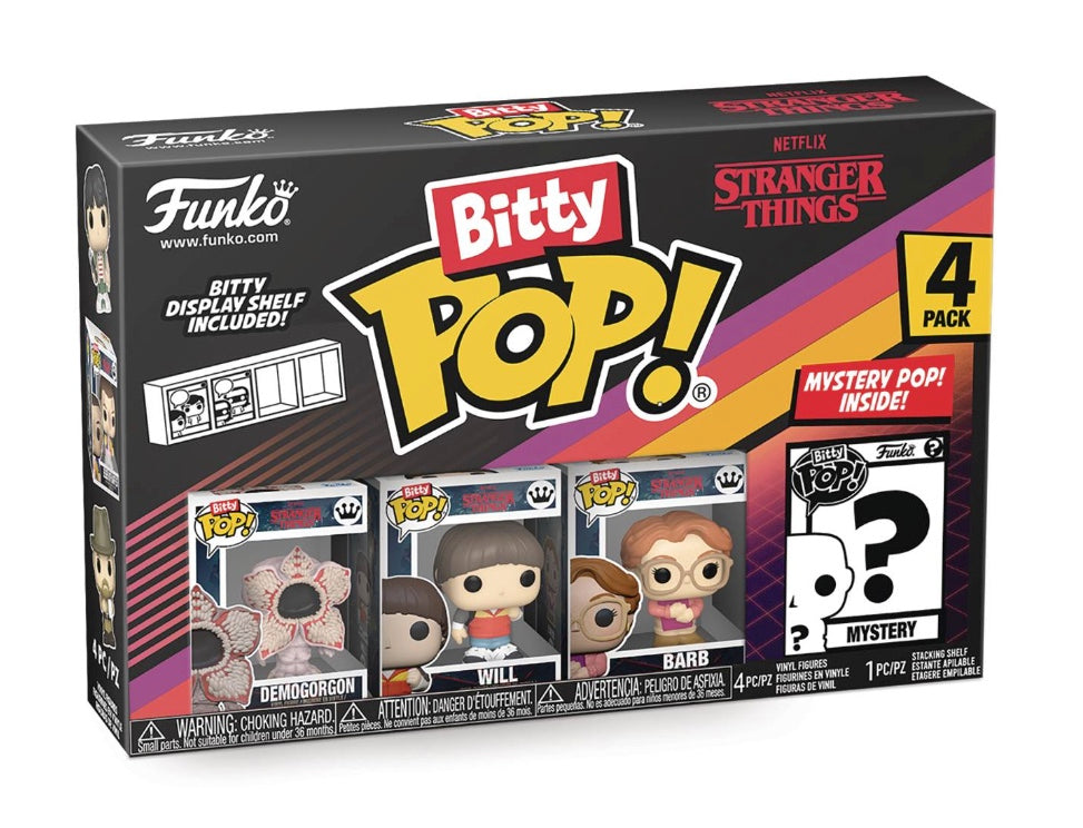 Funko Bitty Pop! Stranger Things Season 1 - Demogorgon 4 Pack