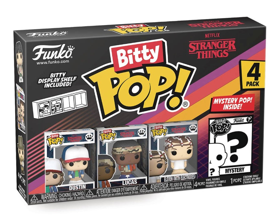 Funko Bitty Pop! Stranger Things Season 1 - Dustin 4 Pack