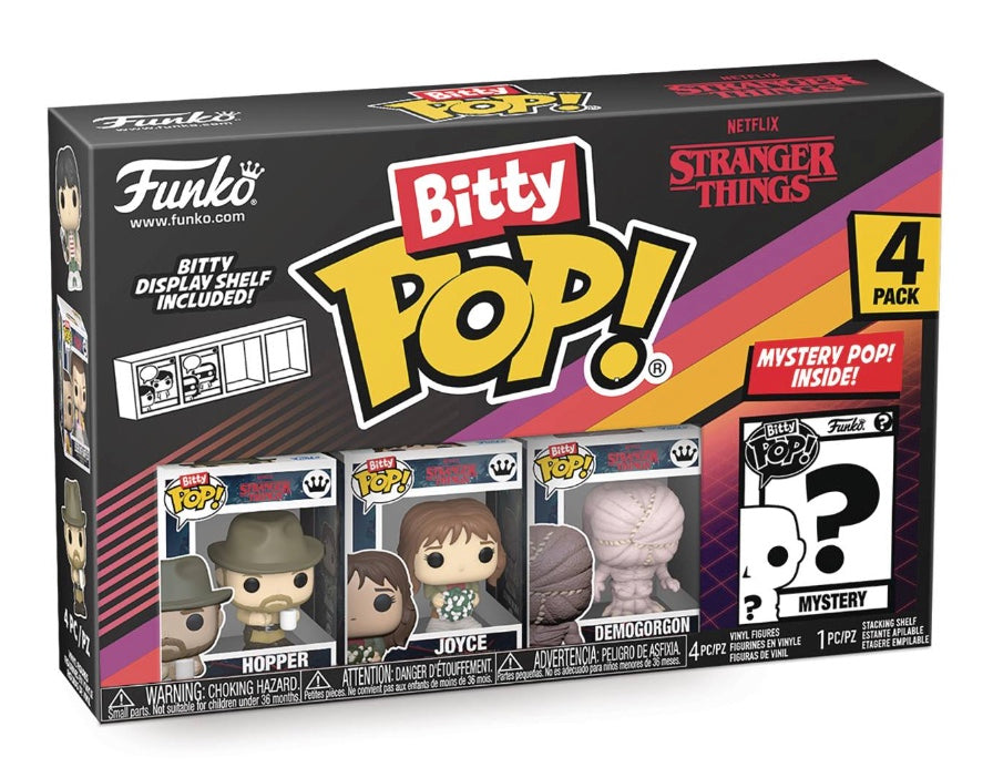 Funko Bitty Pop! Stranger Things Season 1 - Hopper 4 Pack