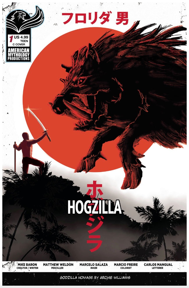 Florida Man vs Hogzilla #1 Comic Book - Cover C Minus One