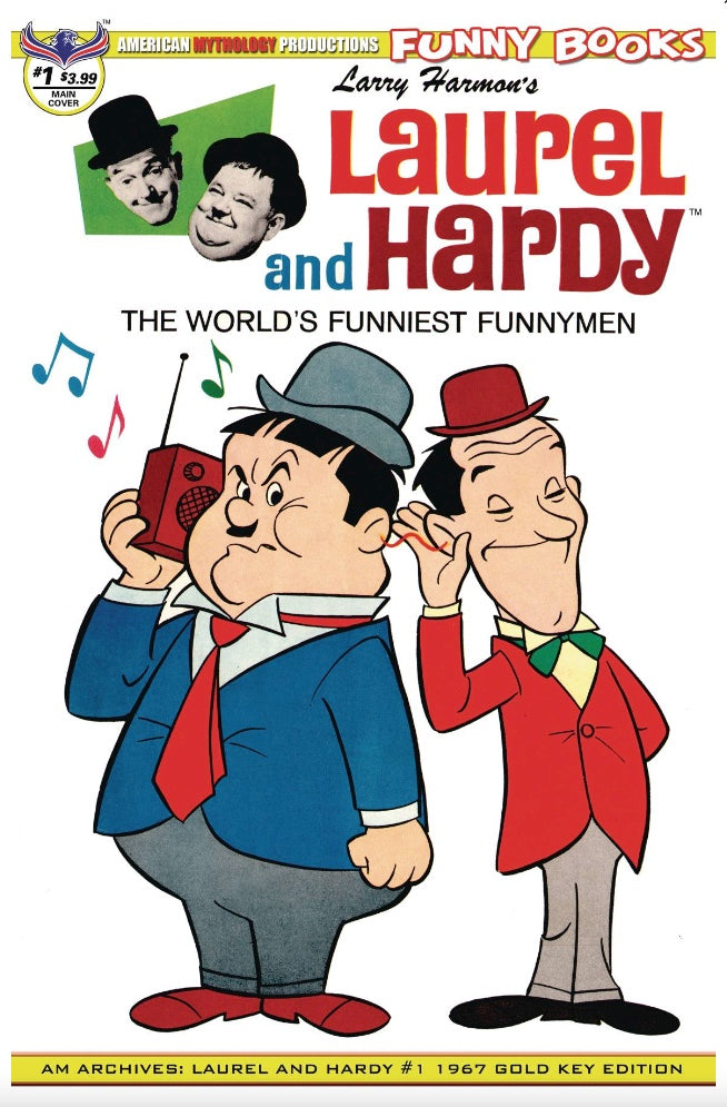 AM Archives Laurel and Hardy #1 Comic Book - Cover A 1967 Main