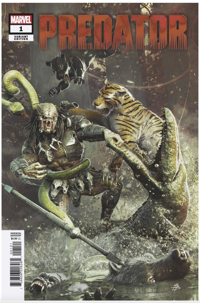 Predator #1 Comic Book - Barends Variant