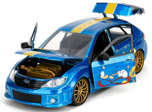 Load image into Gallery viewer, Jada Toys Hollywood Rides Sonic The Hedgehog 1:24 2012 Subaru Impreza WRX STI Die-cast Car &amp; Sonic Figure
