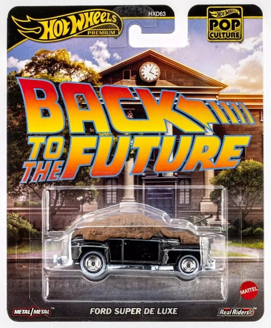 Hot Wheels Pop Culture 2025 Premium Series Diecast Model Cars - Back to the Future