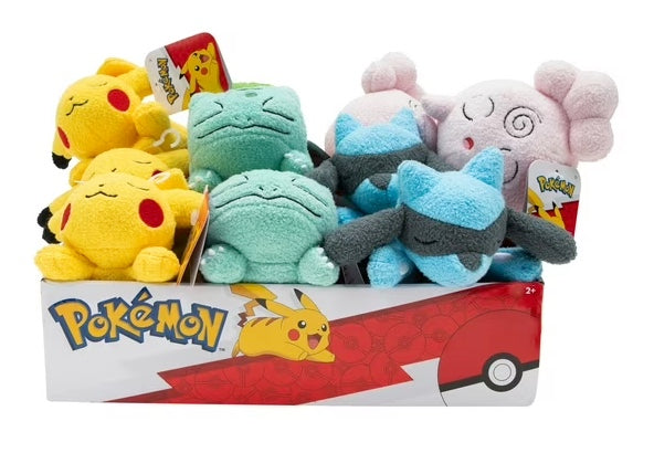 Jazwares 5 inch Pokemon Sleeping Plush - Assorted