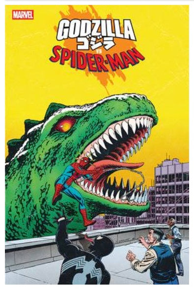 Godzilla vs Spider-Man #1 Comic Book - King of Monsters Homage Variant