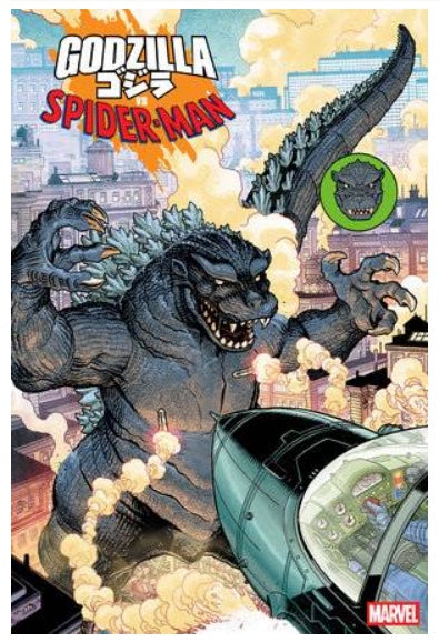 Godzilla vs Spider-Man #1 Comic Book - Nick Bradshaw Monster Homage Variant