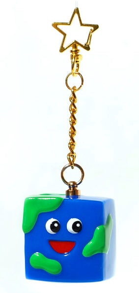 Leeeeee Toy Pixel Earthly Keychain