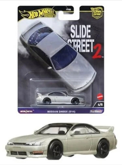 Hot Wheels Slide Street Mix 2 - Nissan 240SX (S14) Silvia