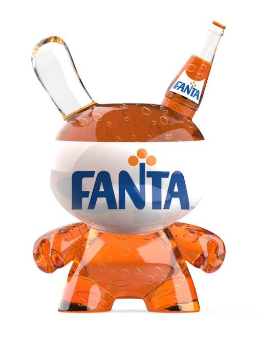 Kidrobot x Fanta 3 inch Resin Fanta Dunny - Orange