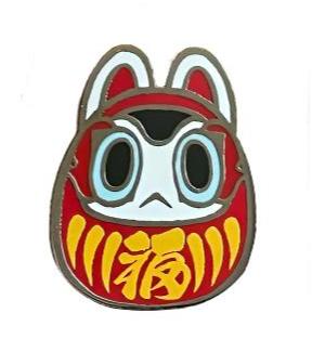 Teresa Chiba Daruma Enamel Pin