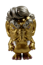 Load image into Gallery viewer, Popaganda Ron English Trunk Orange Elephant Vinyl Figure - Gold
