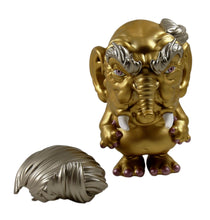 Load image into Gallery viewer, Popaganda Ron English Trunk Orange Elephant Vinyl Figure - Gold
