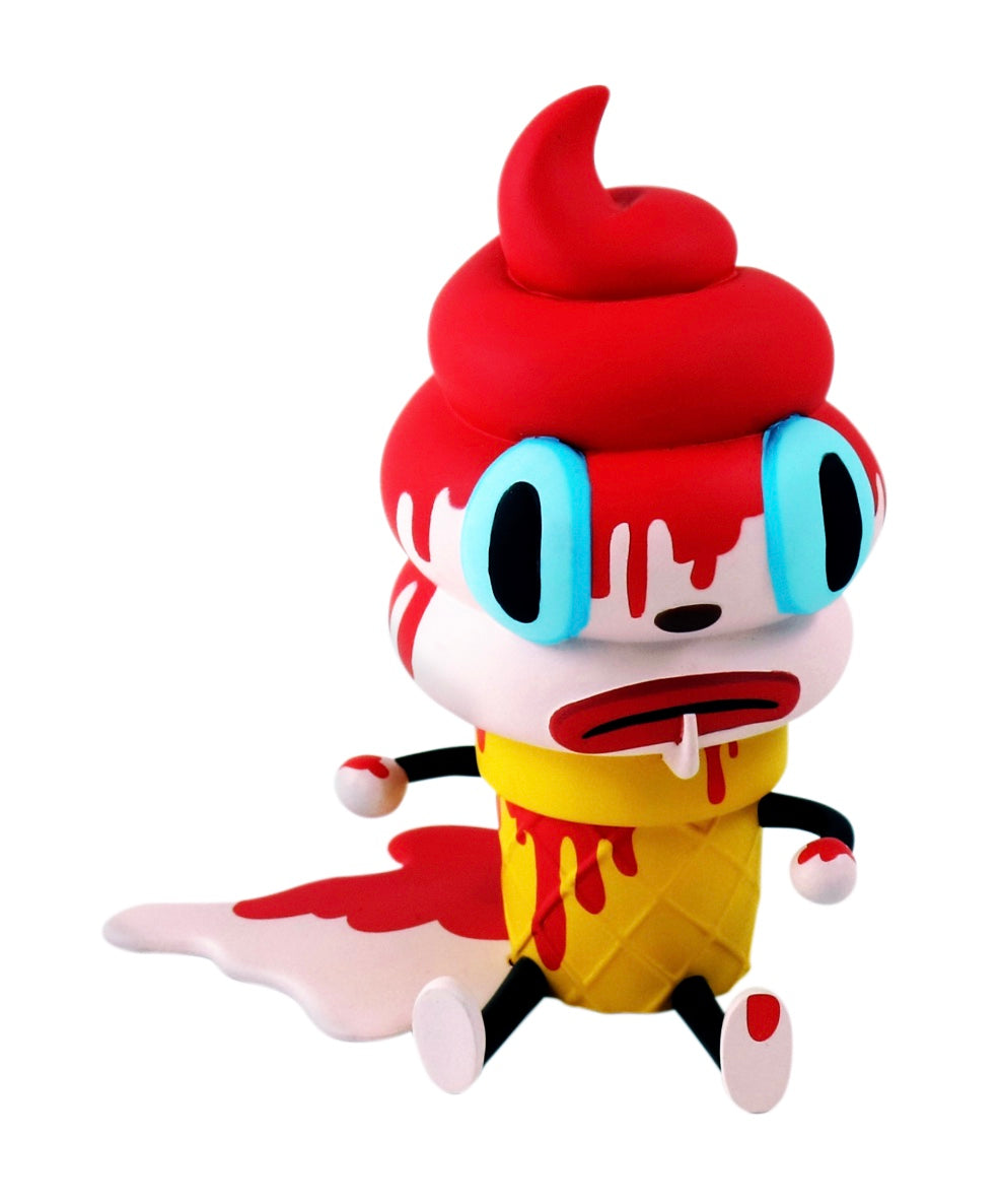 3DRetro x Gary Baseman Creamy Vinyl Figure - Strawberry Dipped