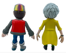 Load image into Gallery viewer, 3Dretro x Toumart BTTF Doc &amp; Marty Vinyl Figure Set
