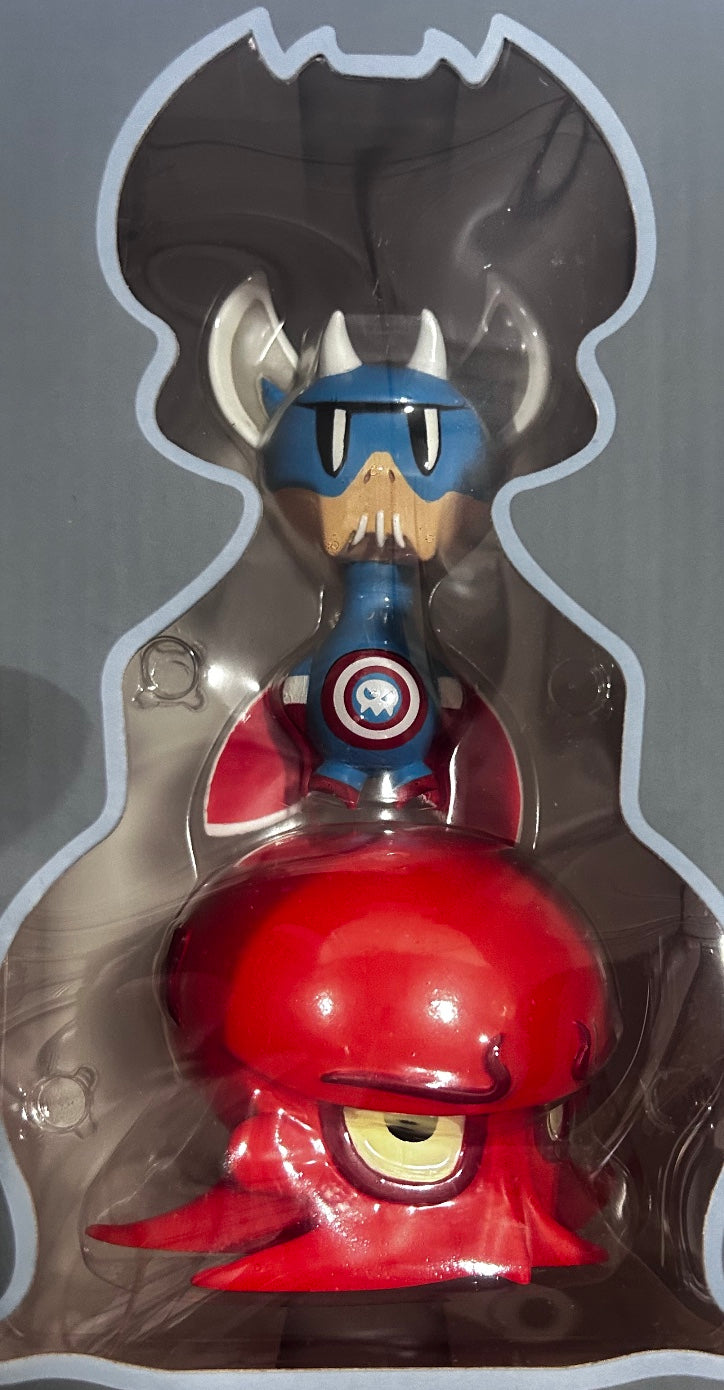 3DRetro x Nathan Hamill Strife & Sire Vinyl Figure - Captain America and Red Skull