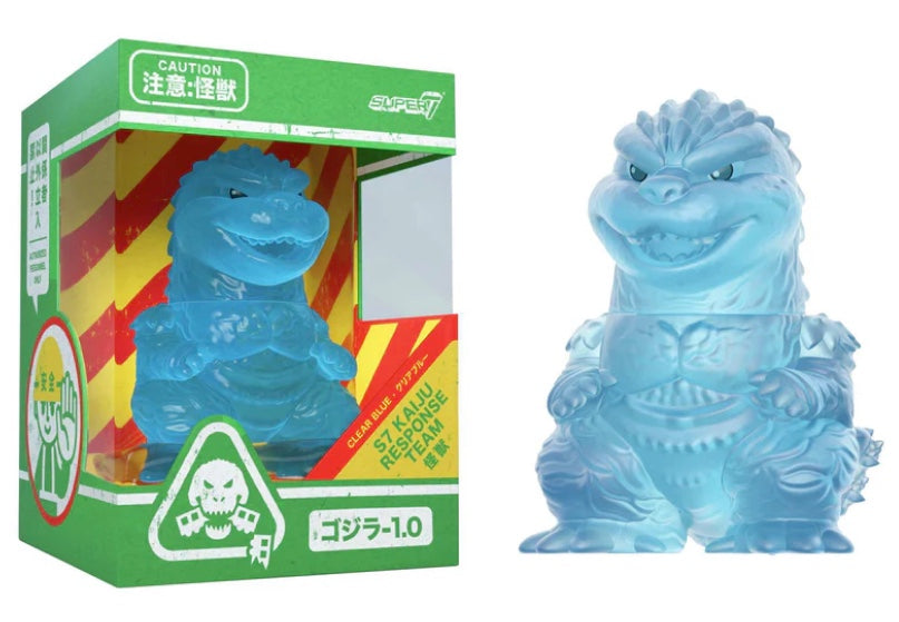 Super7 Toho FUN! FUN! Godzilla Vinyl Figure - Minus One (Clear Blue)