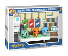 Load image into Gallery viewer, Funko Pop! Deluxe Moment 01 Pokemon - Bulbasaur/Charmander/Squirtle
