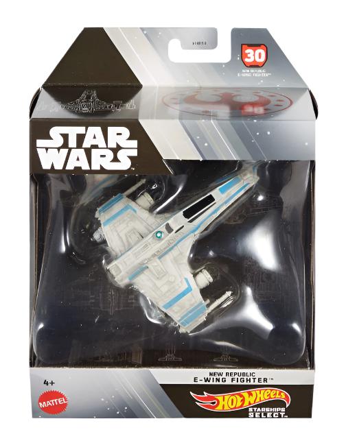 Hot Wheels Star Wars Starships Select - New Republic E-Wing Fighter