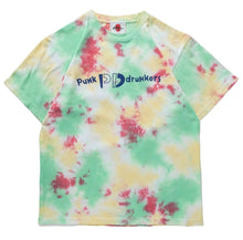 Load image into Gallery viewer, Punk Drunkers Tie-Dye Ice Cream Shirt (Green)
