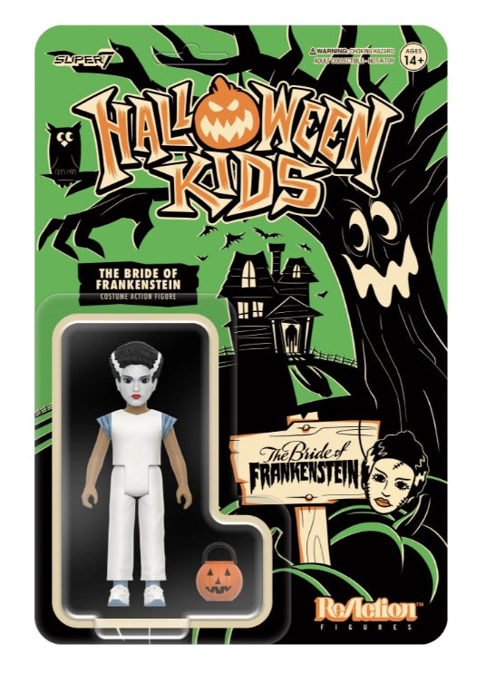 Super7 Halloween Kids ReAction Bride of Frankenstein Girl (Universal Monsters)