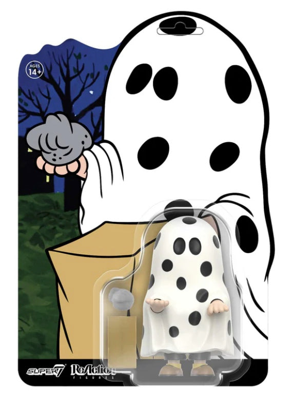 Super7 Peanuts ReAction Figure - Charlie Brown (Ghost Sheet)