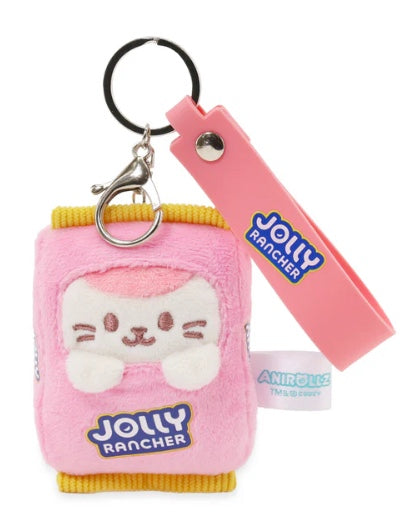 Anirollz Jolly Rancher Kittiroll Mini Plush Strap Charm