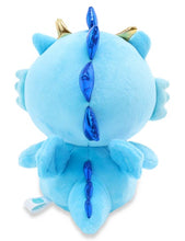 Load image into Gallery viewer, Anirollz Blue Dragon Mint Kittiroll Plush Sitting (Medium)
