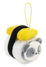 Load image into Gallery viewer, Anirollz Sushi Plush Mini Keychain - Tamago Egg Pandaroll
