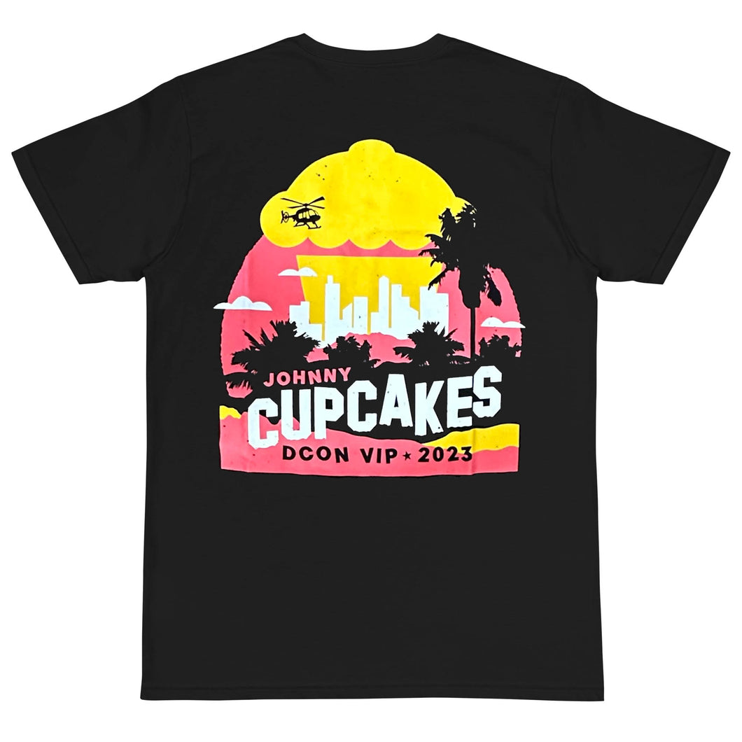 DCON 2023 Johnny Cupcakes VIP Shirt