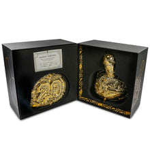 Load image into Gallery viewer, Kidrobot Tristan Eaton 20th Anniversary 12 inch Dunny Head - Matte Black/Gold Electroplate
