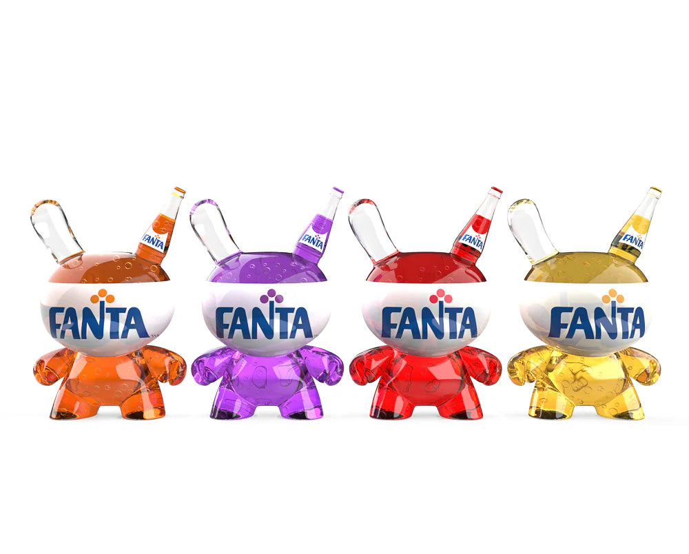 Kidrobot x Fanta 3 inch Resin Fanta Dunny Set