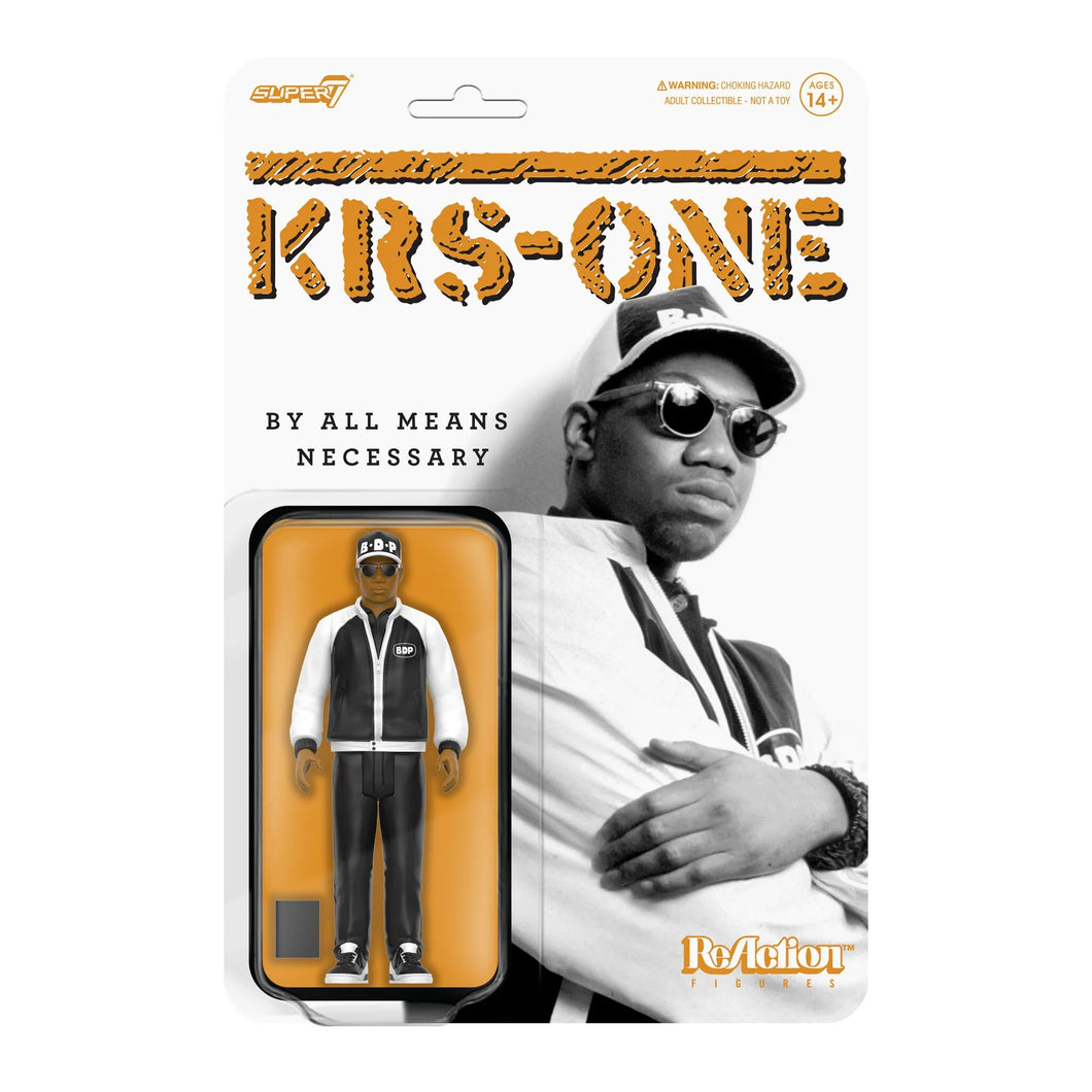 Super7 KRS One - By All Means Necessary BDP ReAction Figure