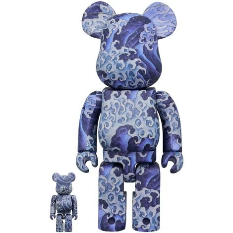 BE@RBRICK Katsushika Hokusai Kanmachi Matsuri Yatai Tenjo-e Onami 100% & 400%