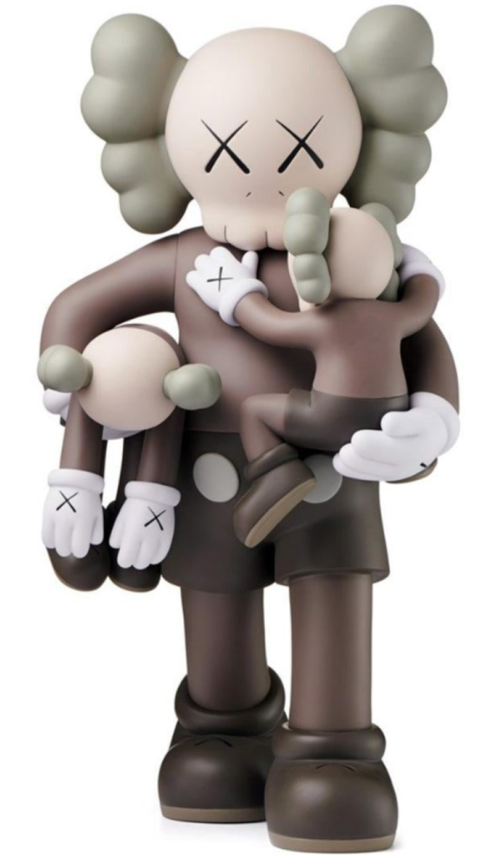 KAWS Clean Slate Vinyl Figure (Brown)